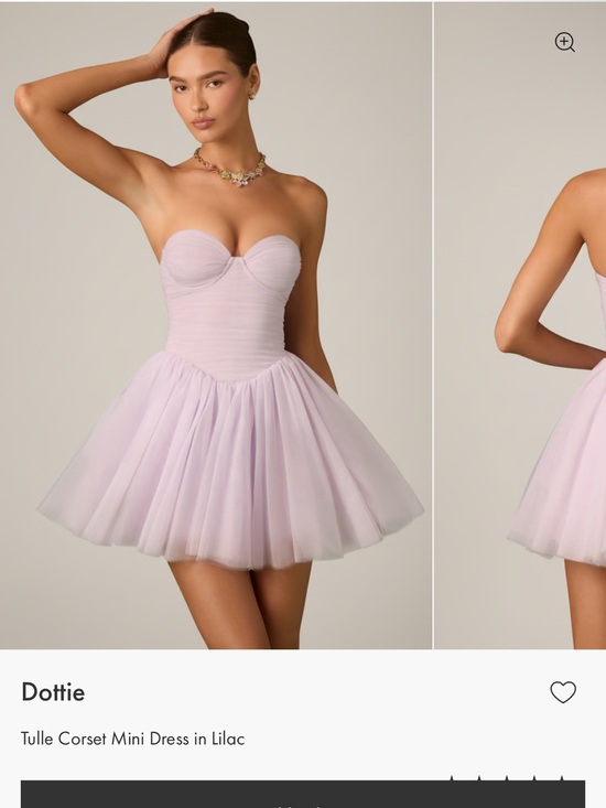 Oh Polly Dresses & Skirts - DOTTIE Oh Polly Lilac Tulle Corset Mini Dress
